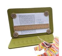 Knitting Pattern Holder,Knitting Accessories,Row counters for Knitting,Sequence Knitting,Knitting Row Counter,Crochet Pattern Chart Holder,Easy to Fix,Foldable Magnetic Pattern Holder for Crochet