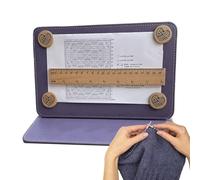 Knitting Pattern Holder,Knitting Accessories,Row counters for Knitting,Sequence Knitting,Knitting Row Counter,Crochet Pattern Chart Holder,Easy to Fix,Foldable Magnetic Pattern Holder for Crochet