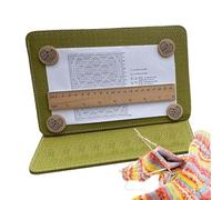 Knitting Pattern Holder, Needle Art Pattern Holder | Easy Foldable Magnetic Pattern Holder for Crochet and Knitting Portable Knitting Chart Keeper Knitting Pattern O