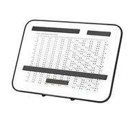 Knitting Pattern Holder with 4 Replacement Black Magnets, Knitting Chart Keeper Cross Stitch Pattern Holder for Crochet, Cross Stitch Supplies & Accessories, 11.22" Lx7.28" W