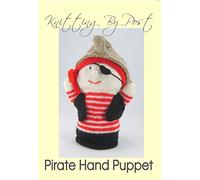 Knitting Pattern Pirate Hand Puppet - UK Knitting Pattern