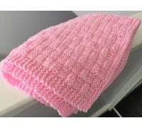 Knitting Pattern ~ Quick and Easy Beginner's Snuggle Squares Baby Blanket Knitting Pattern ~ Paper Copy