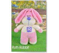 Knitting Pattern Ruth The Rabbit from Knitting by Post - Roll Out The Yarn and Hop to it with Our Cute Bunny Ready to Knit in Pink and Cream