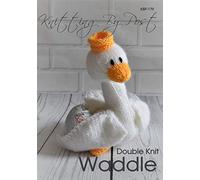 Knitting Pattern Waddle The Swan Easter Chocolate Egg Holder from Knitting by Post