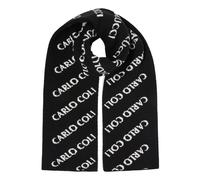 Knitting Scarf - male - Carlo Colucci - Winter Scarves - Black - ONE SIZE - Accessories ONE SIZE