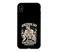 Knitting Skeleton Mom Crochet Unfinished Project Case for iPhone XS Max