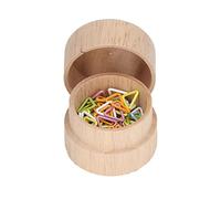 Knitting Stitch Marker, Safe Edges Crochet Markers Colorful Small 60Pcs Portable with Wooden Storage Box for Crochet