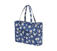 Knitting Tote Bag, Craft Storage Solution for Crochet, Sewing, Lightweight, Waterproof with Multiple Compartments