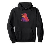 Knitting Triceratops Dinosaur With Yarn Funny Prehistoric Pullover Hoodie