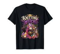 Knitting Witch Funny Knitter Fiber Artist Knitting T-Shirt