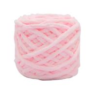 Knitting Wool 100g/ball Chenille Knitting Yarn Soft Ice Strip Line Cotton DIY Wool for Hand Scarf Thick for Needle Craft(Color2)