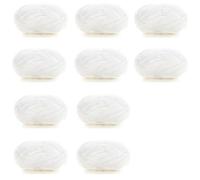 Knitting Wool 10pcsX50g Thick Velvet Yarn Handmade DIY Knitting Line Scarf Hat Soft Chenille Knit WOL for Needle Craft(Color 01)