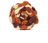 Knitting Wool 130g/Set Yarn for Hat Dolls Glove Blanket Ball Wool Suit Knitting for Needle Craft(01 Colourful Brown)