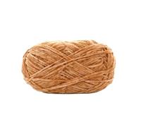 Knitting Wool 1Pc 40g Snow Velvet Knitted Yarn Thin 2mm Fine Wool Ball Golden Handmade Knitting Thread Crochet Doll Shoe for Needle Craft(29 Brown)