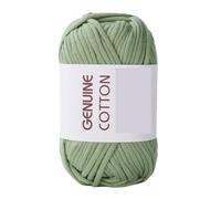 Knitting Wool 1Pc Hollow Yarn for Crochet Round Hand Knitting Bag Cushion Mat Crocheting DIY Hat Shoe Line Amig for Needle Craft(Warm White)