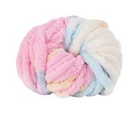 Knitting Wool 250g 2cm Thick Knitting Yarn for Crochet Soft Colored Thread Hand Knit Woven Chenille Shawl Bag Carpet Cushion DIY Material for Needle Craft(Style 21)
