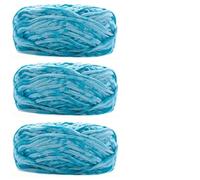 Knitting Wool 3pcs 100g Super Soft Velvet Yarn Chunky Blanket Chenille Yarns for Knitting and Crochet for Needle Craft(Color05)
