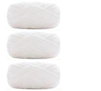 Knitting Wool 3pcs 100g Super Soft Velvet Yarn Chunky Blanket Chenille Yarns for Knitting and Crochet for Needle Craft(Color01)