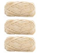Knitting Wool 3pcs 100g Super Soft Velvet Yarn Chunky Blanket Chenille Yarns for Knitting and Crochet for Needle Craft(Color09)