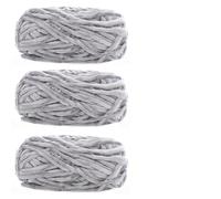 Knitting Wool 3pcs 100g Super Soft Velvet Yarn Chunky Blanket Chenille Yarns for Knitting and Crochet for Needle Craft(Color06)
