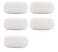 Knitting Wool 5pcs X100g Yarn Soft Velvet for Knit and Crochet Threads for Sweater Scarf Blankets for Needle Craft(Color01)