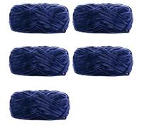 Knitting Wool 5pcs X100g Yarn Soft Velvet for Knit and Crochet Threads for Sweater Scarf Blankets for Needle Craft(Color21)