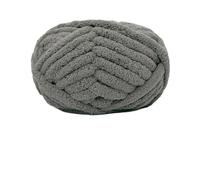 Knitting Wool Snowball Cat Tail Super Thick Wool Finger Line Scarf Ice Bar DIY Handmade Knitting Cushion Blanket Pet Litter for Needle Craft(08 Dark Gray)