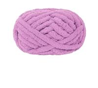 Knitting Wool Snowball Cat Tail Super Thick Wool Finger Line Scarf Ice Bar DIY Handmade Knitting Cushion Blanket Pet Litter for Needle Craft(26 Purple)