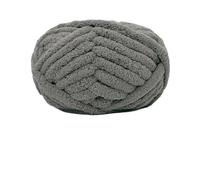 Knitting Wool Snowball Cat Tail Super Thick Wool Finger Line Scarf Ice Bar DIY Handmade Knitting Cushion Blanket Pet Litter for Needle Craft(08 Dark Gray)