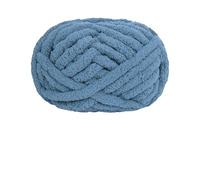 Knitting Wool Snowball Cat Tail Super Thick Wool Finger Line Scarf Ice Bar DIY Handmade Knitting Cushion Blanket Pet Litter for Needle Craft(22 Cobalt Blue)