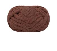 Knitting Wool Snowball Cat Tail Super Thick Wool Finger Line Scarf Ice Bar DIY Handmade Knitting Cushion Blanket Pet Litter for Needle Craft(37 Dark Brown)