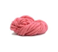 Knitting Wool Super Thick Felt Wool Roving Yarn Cheap Chunky DIY Knitting Blanket Spin for Needle Craft(Rose Pink)