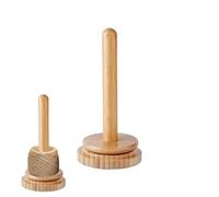 Knitting Yarn Holder - Wood Yarn Stand, Multi Functional Thread Organizer, Sturdy Rotating Rack | Space Saving Design Rotation for Tailors Hobbyists Family Youth Crochet Knitting Craft Room