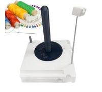 Knitting Yarn Organizer - Movable Spool Display Stand Compact Phone Holder | Smooth Rolling Fiber Management Tool for Crochet Starter Practice Teaching, White., Se référer au descriptif, Refer to