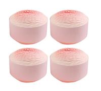 Knitting Yarn, Pack of 4 Craft Thread with Colour Gradient, Soft Knitting Yarn, for Hobbyists, for Quilting Projects, for Embroidery Work, Fabric Repair, for Scarf Making, for