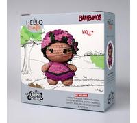 Knitty Critters - Bambinos - Violet | DIY Amigurumi Crochet Kit