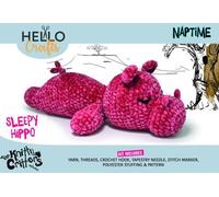 KNITTY CRITTERS Crochet Kit - Naptime - Sleepy Hippo