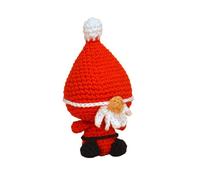 Knitty Critters CWOC Festive Friends Father Christmas Crochet Kit, Red