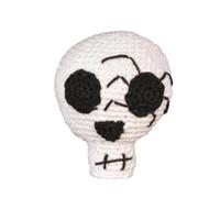 Knitty Critters CWOC Halloween Spooky Skull Crochet Kit, White