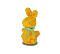 KNITTY CRITTERS - Easter - Green Chocolate Bunny| Beginner-Friendly Crochet Craft Kit with Recycled Yarn