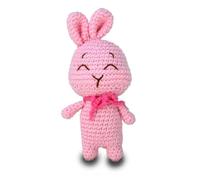 KNITTY CRITTERS - Easter - Little Bunny| Beginner-Friendly Crochet Craft Kit with Recycled Yarn
