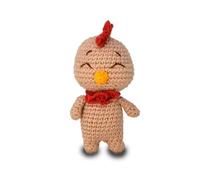 KNITTY CRITTERS - Easter - Little Chicken| Beginner-Friendly Crochet Craft Kit with Recycled Yarn