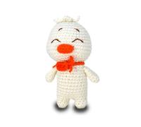 KNITTY CRITTERS - Easter - Little Duckling| Beginner-Friendly Crochet Craft Kit with Recycled Yarn