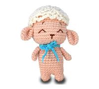 KNITTY CRITTERS - Easter - Little Lamb| Beginner-Friendly Crochet Craft Kit with Recycled Yarn