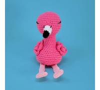 KNITTY CRITTERS Hello Crafts - Pouch Pals - Felicity Flamingo - Crochet kit