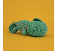 KNITTY CRITTERS Hello Crafts - Pouch Pals - Karen Chameleon - Crochet kit