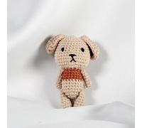 KNITTY CRITTERS Hello Crafts - Pouch Pals - Paws Peter Dog - Crochet kit