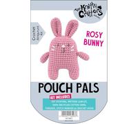 KNITTY CRITTERS Hello Crafts - Pouch Pals - Rosy Bunny - Crochet kit