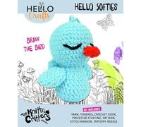 KNITTY CRITTERS Hello Softie - Brian The Bird