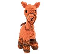 Knitty Critters KC592 Abby Alpaca, Acrylic, Black,orange